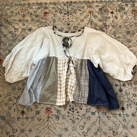 La Reunion patchwork shirt - Picture 2 of 8